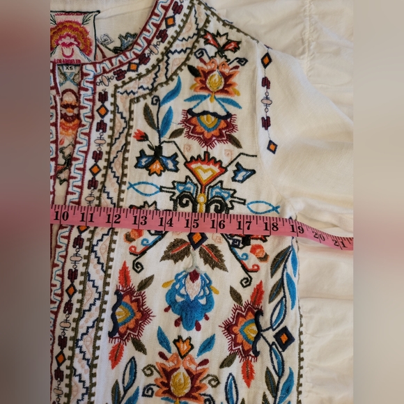 Johnny Was Linen Jacket XS - Picture 5 of 11